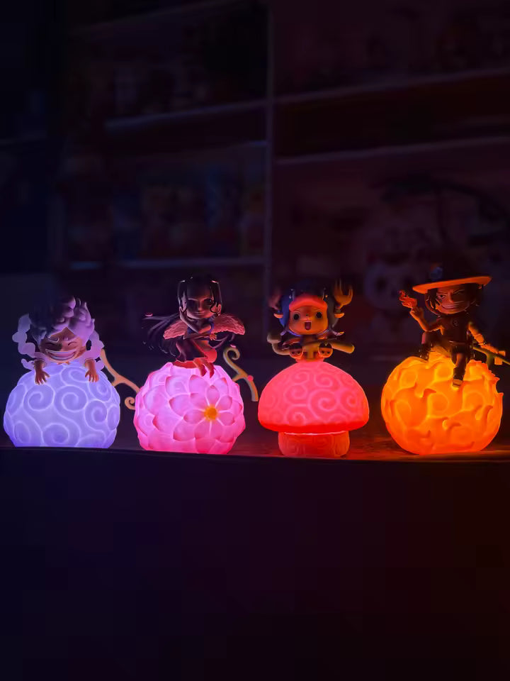 One Piece - Lampade Led Frutti del Diavolo e Figure
