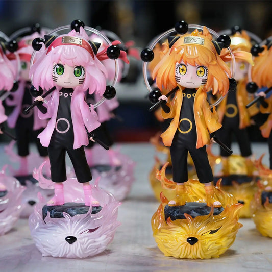 Spy x Family X Naruto Shippuden - Anya Forger Naruto Cosplay Action Figure