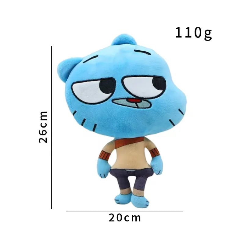 The Amazing World of Gumball - Morbidi Peluche della Famiglia Watterson