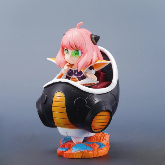 Spy x Family X Dragon Ball Z - Anya Forger Lord Frieza Cosplay Action Figure