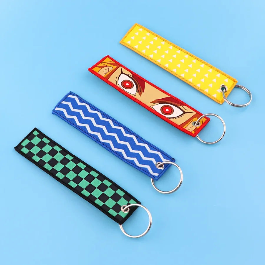 Anime - 100 Portachiavi Con Ricamo Accessori