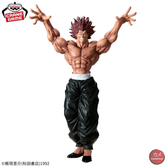 Baki the Grappler - Yujiro Hanma Action Figure Originale Bandai Banpresto Grandista - Yujiro Hanma 31cm - Action Figure