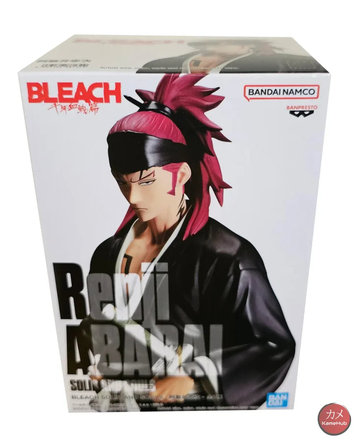 Bleach - Abarai Renji Action Figure Bandai Banpresto Solid And Souls