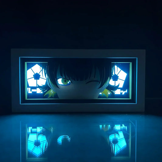 Blue Lock - Light Box 3D con Luce Led Gadget