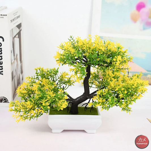 Bonsai Artificiale - Piante Ornamentali Giallo Artificiali