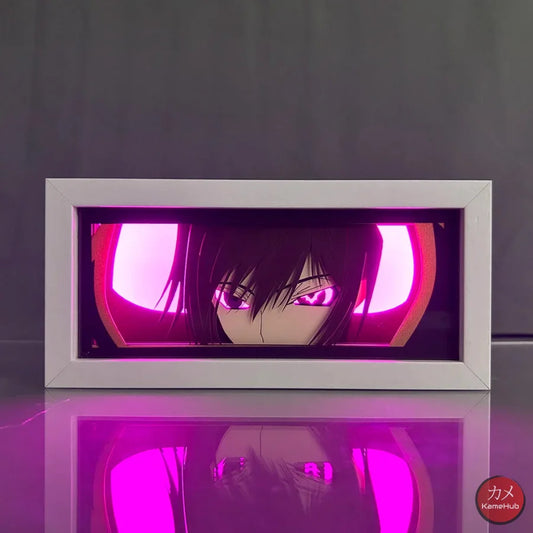 Code Geass - Lelouch Lamperouge Light Box 3D con Luce Led Lelouch Lamperouge / 1 Colore Predefinito Gadget