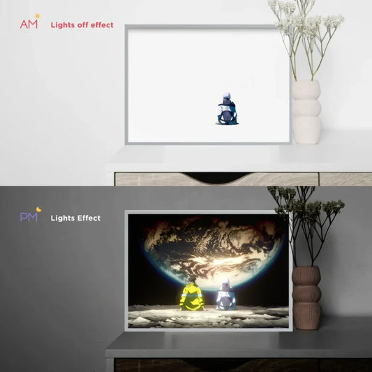 Cyberpunk Edgerunner - Quadro Luminoso 3D con Luce Led Gadget