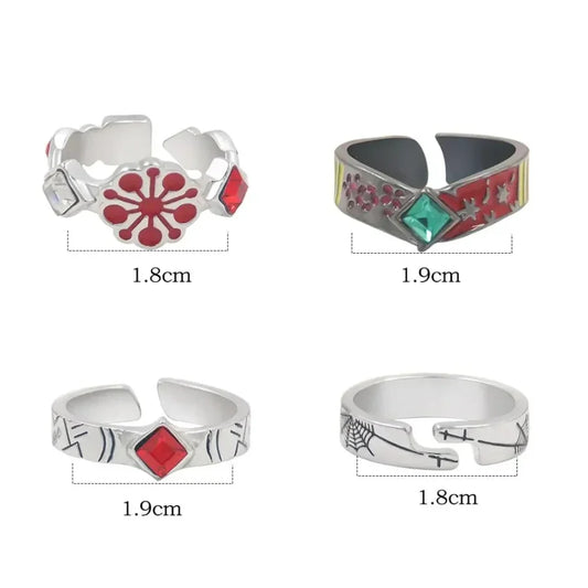 Demon Slayer / Kimetsu No Yaiba - Anelli Di Coppia Vari Personaggi Accessori