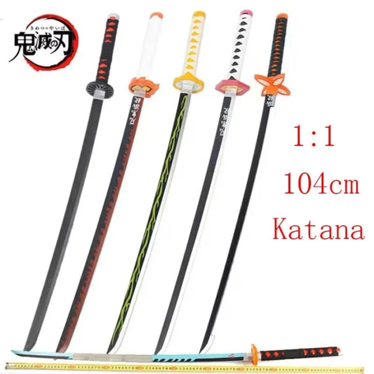 Demon Slayer / Kimetsu No Yaiba - Katana 104 Cm Katane & Spade