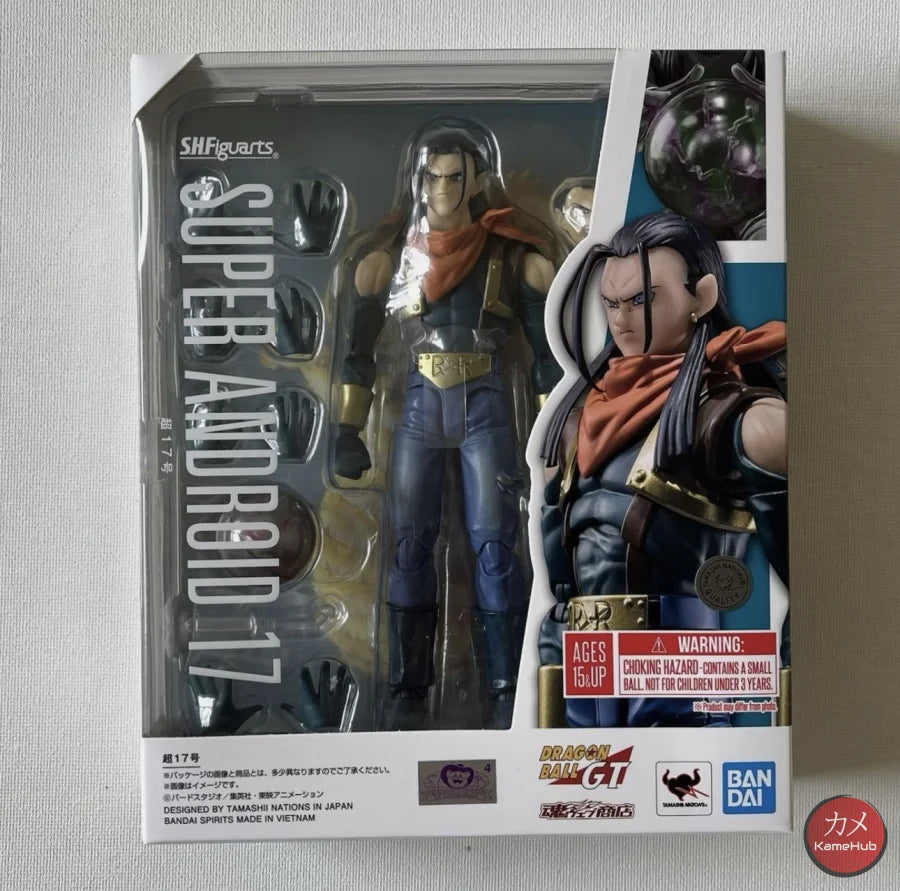 Dragon Ball GT - Super C 17 Action Figure Bandai SHF - Super C17 14cm - Action Figure
