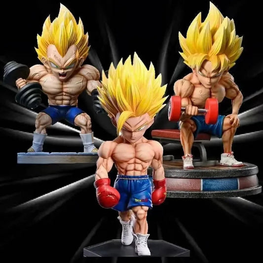 Dragon Ball Z - Goku Gohan Vegeta E Trunks Muscle Gym Action Figure