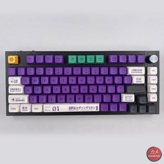 Eva Neon Genesis Evangelion - Tasti Per Tastiera Meccanica 134 Pezzi Accessori