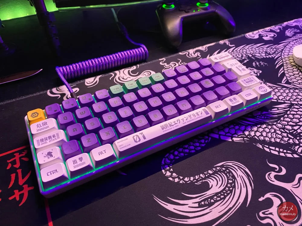 Eva Neon Genesis Evangelion - Tasti Per Tastiera Meccanica 134 Pezzi Accessori