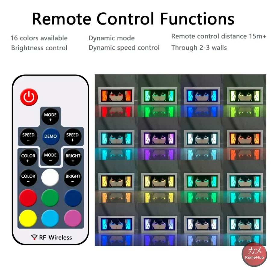 Fate Stay Night - Saber Light Box 3D con Luce Led Saber / 16 Colori con Telecomando Gadget