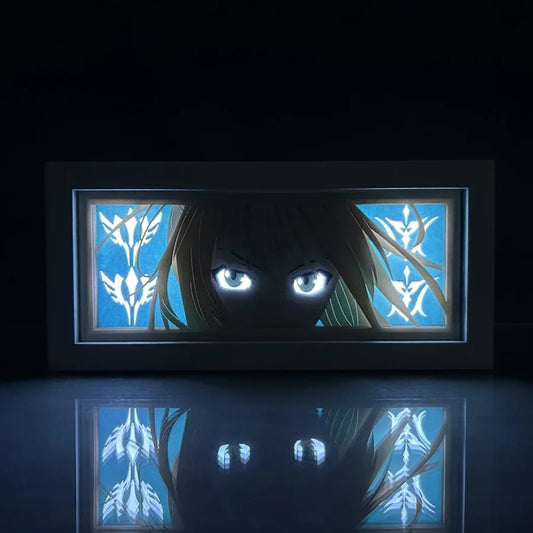 Fate Stay Night - Saber Light Box 3D con Luce Led Gadget