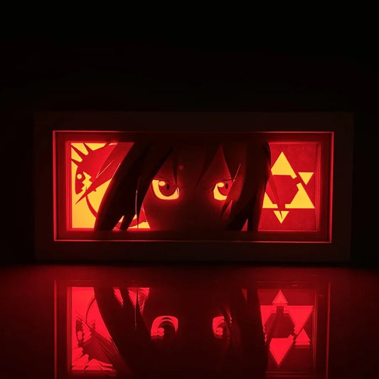 Fullmetal Alchemist - Edward Elric Light Box 3D con Luce Led Gadget