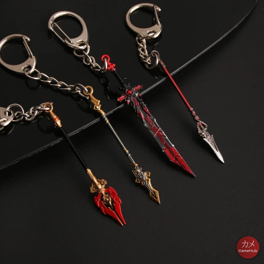 Genshin Impact - Set 21 Pezzi Portachiavi In Metallo Accessori