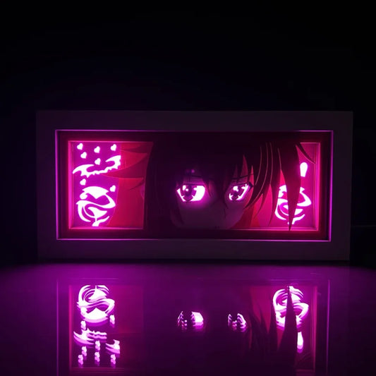 High School DxD - Rias Gremory Light Box 3D con Luce Led Gadget