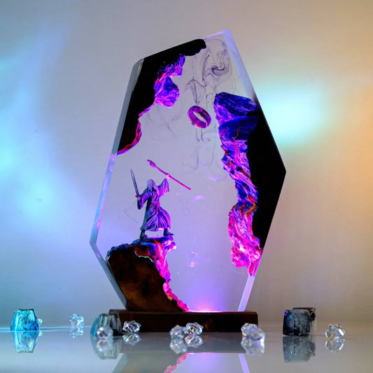 Il Signore degli Anelli - Gandalf Lampada Notturna Artistica con Luce LED - Gadget