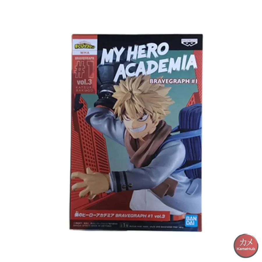 My Hero Academia / Boku No - Bakugou Katsuki Action Figure Bandai Banpresto Bravegraph