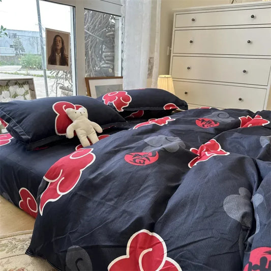Naruto Shippuden - Akatsuki Set Letto Completo Accessori