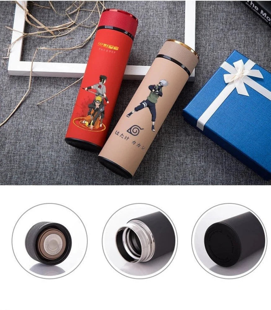 Naruto Shippuden - Borraccia Termica 450 Ml Con Display Digitale Intelligente Accessori