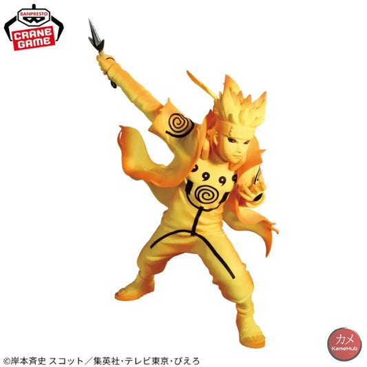 Naruto Shippuden - Namikaze Minato Action Figure Bandai Banpresto Vibration Stars Namikaze Minato 14cm Action Figure