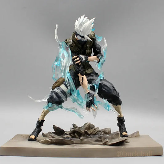 Naruto Shippuden - Uchiha Obito E Hatake Kakashi Action Figure Con Effetto Motion Blur