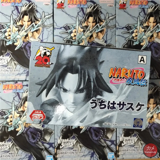 Naruto Shippuden - Uchiha Sasuke Originale Bandai Banpresto Vibration Stars Novità Action Figure