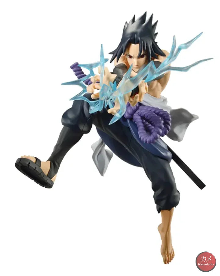 Naruto Shippuden - Uchiha Sasuke Originale Bandai Banpresto Vibration Stars Novità Action Figure