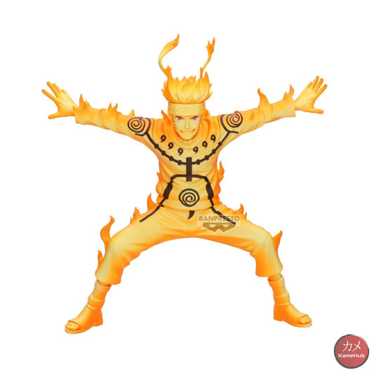 Naruto Shippuden - Uzumaki Naruto Action Figure Bandai Banpresto Grandista - Uzumaki Naruto 21cm - Action Figure