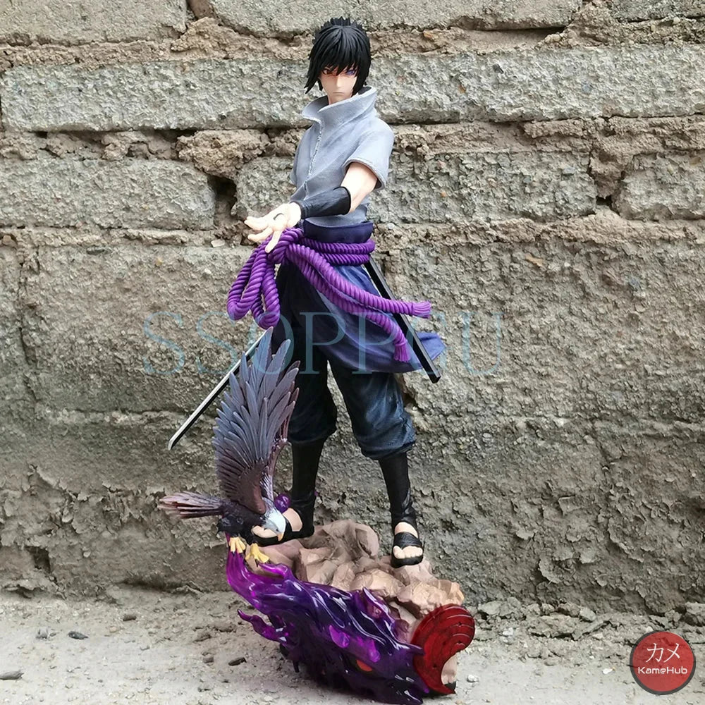 Naruto Shippuden - Uzumaki Naruto e Uchiha Sasuke Action Figure - Uchiha Sasuke 42cm / Sì - Action Figure
