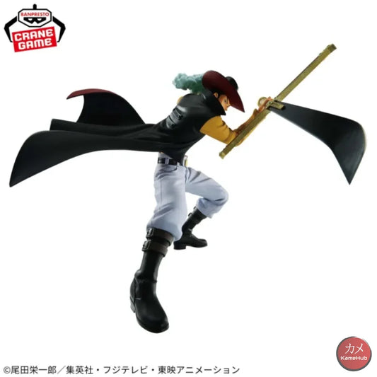 One Piece - Dracule Mihawk Action Figure Bandai Banpresto Battle Record Collection