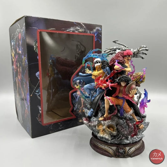 One Piece - Monkey D. Rufy Eustass Kid E Trafalgar Law Action Figure Replica