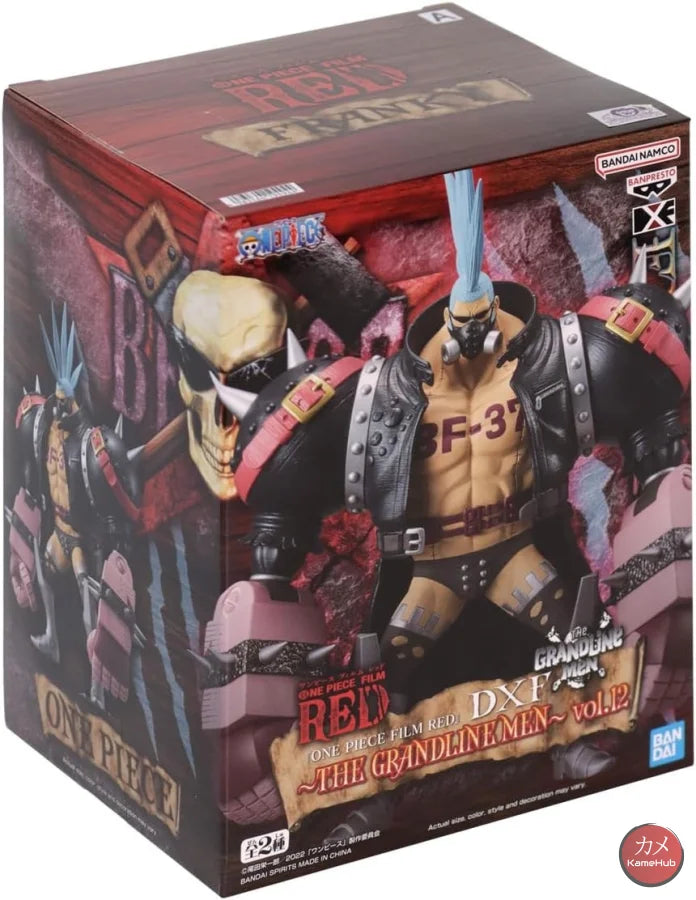 One Piece Red - Franky Action Figure Bandai Banpresto Dxf The Grandline Men