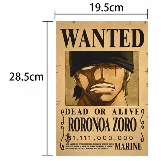 One Piece - WANTED Dead or Alive Set di Poster Poster