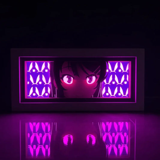Rascal Does Not Dream Of Bunny Girl Senpai - Light Box 3D con Luce Led Gadget