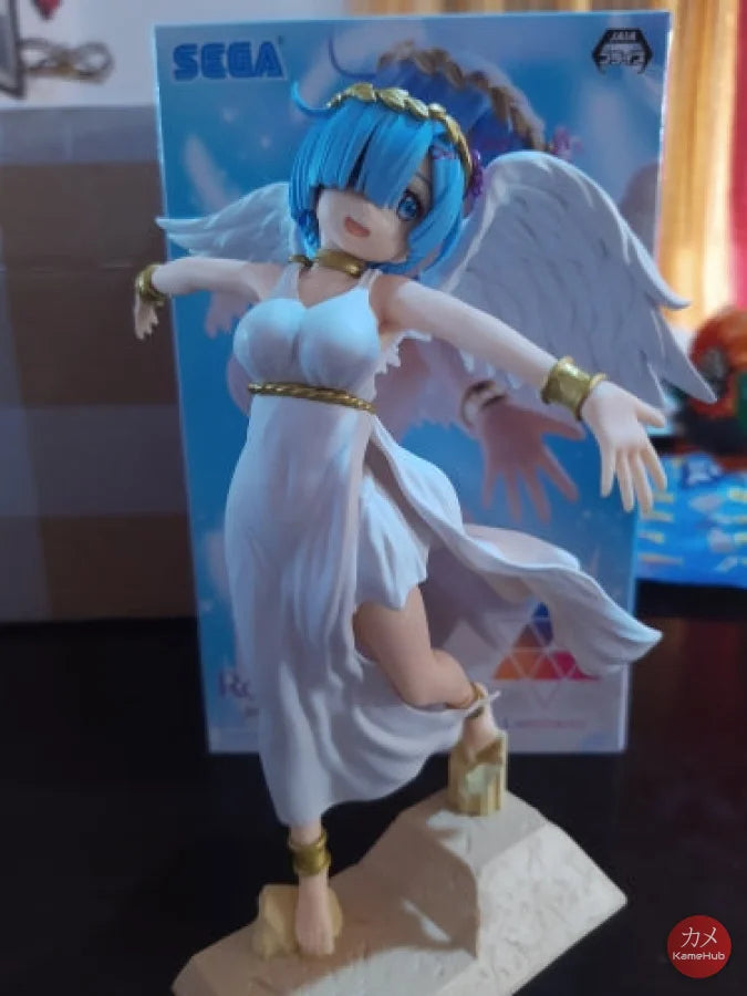Re:zero Starting Life In Another World - Rem Angelo Originale Sega Luminasta Action Figure