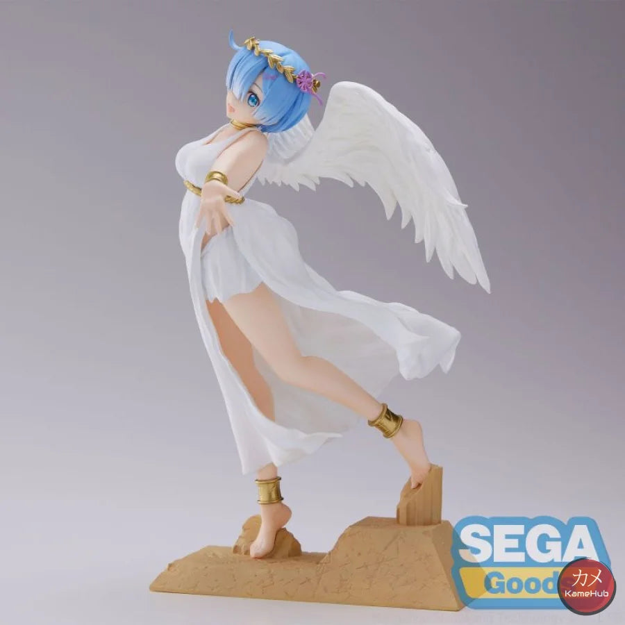 Re:zero Starting Life In Another World - Rem Angelo Originale Sega Luminasta Action Figure