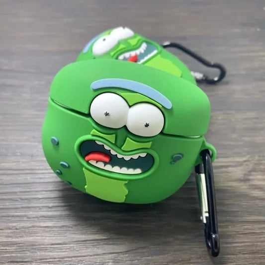 Rick E Morty: Cetriolo - Cover Per Airpods In Silcone Accessori