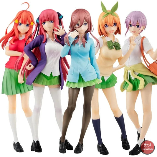 The Quintessential Quintuplets / Go-Tbun No Hanayome - Action Figure Taito Sega Replica Set 5 Pezzi