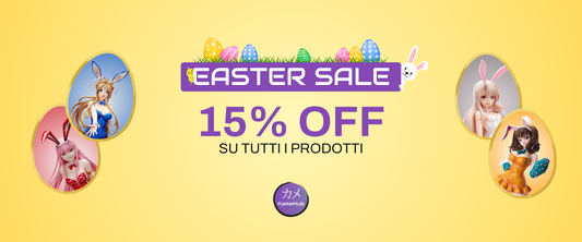 Easter Sale: fino al 5 aprile, 15% su tutti i prodotti