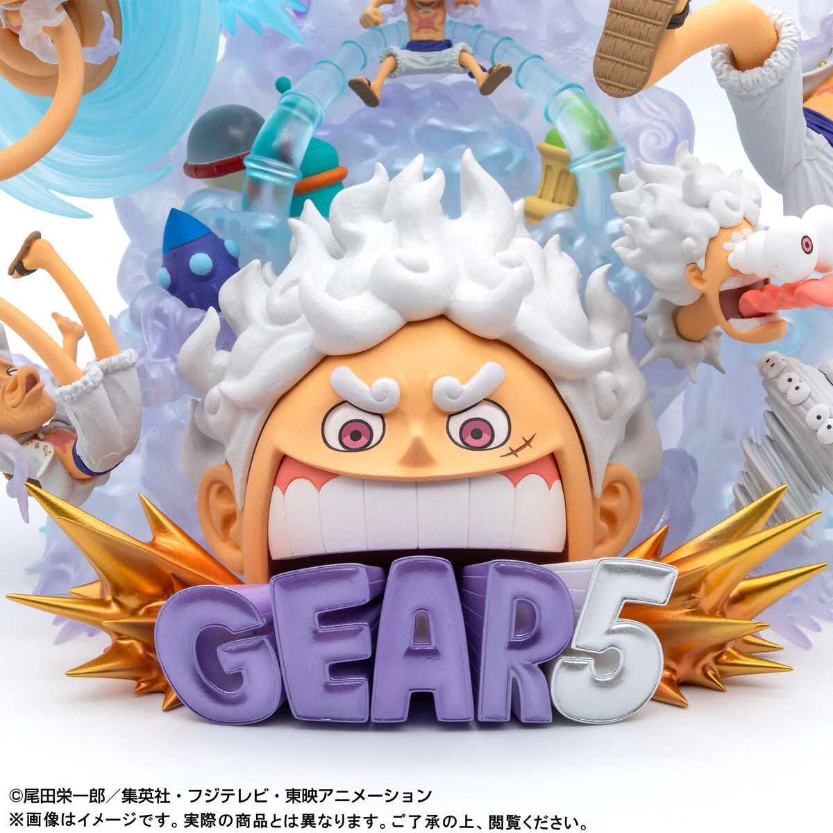 One Piece - Monkey D. Luffy Gear 5 Action Figure WCF x SHFiguarts