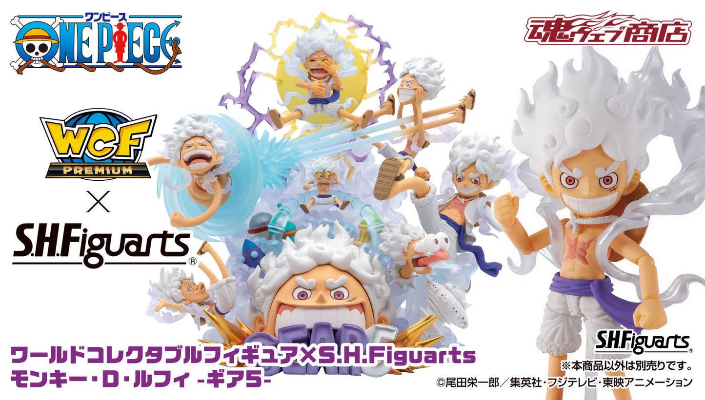 One Piece - Monkey D. Luffy Gear 5 Action Figure WCF x SHFiguarts