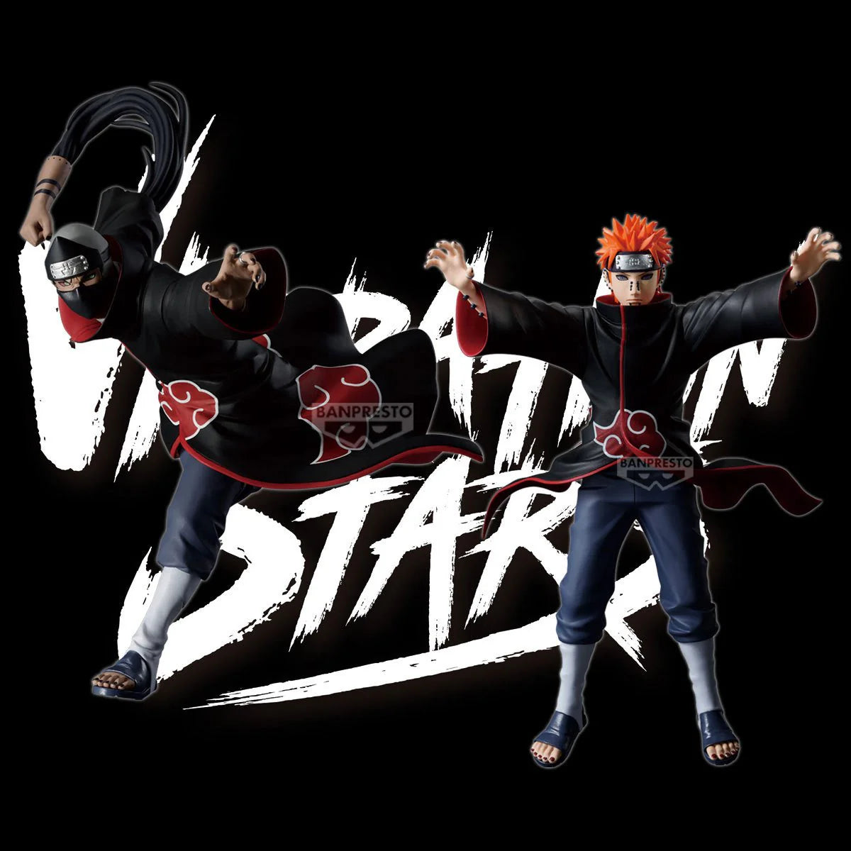 Naruto Shippuden - Pain and Kakuzu Action Figure Bandai Banpresto Vibration Stars