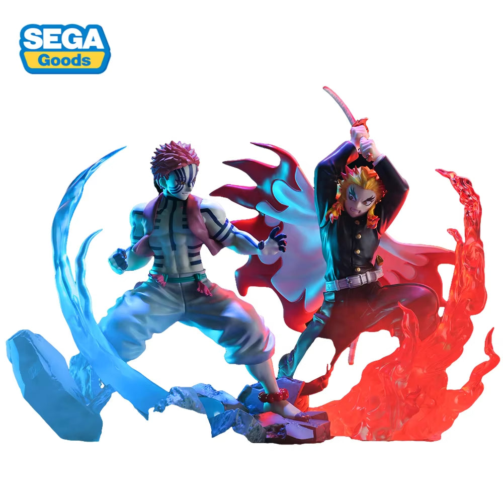 Demon Slayer: Kimetsu no Yaiba - Rengoku Kyojurou e Akaza Action Figure Sega Xross Link