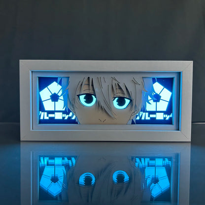 Blue Lock - Light Box 3D con Luce Led