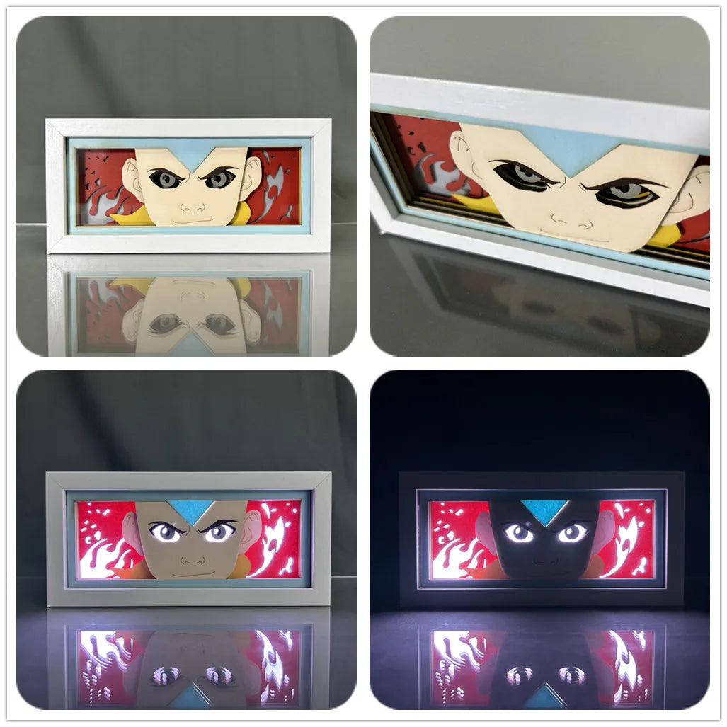 Avatar: The Last Airbender Light Box 3D con Luce Led