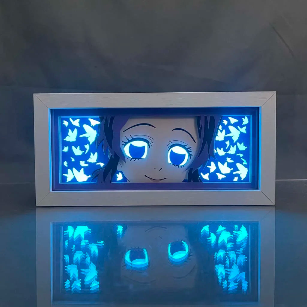 Demon Slayer / Kimetsu no Yaiba - Shinobu Kocho Light Box 3D con Luce Led