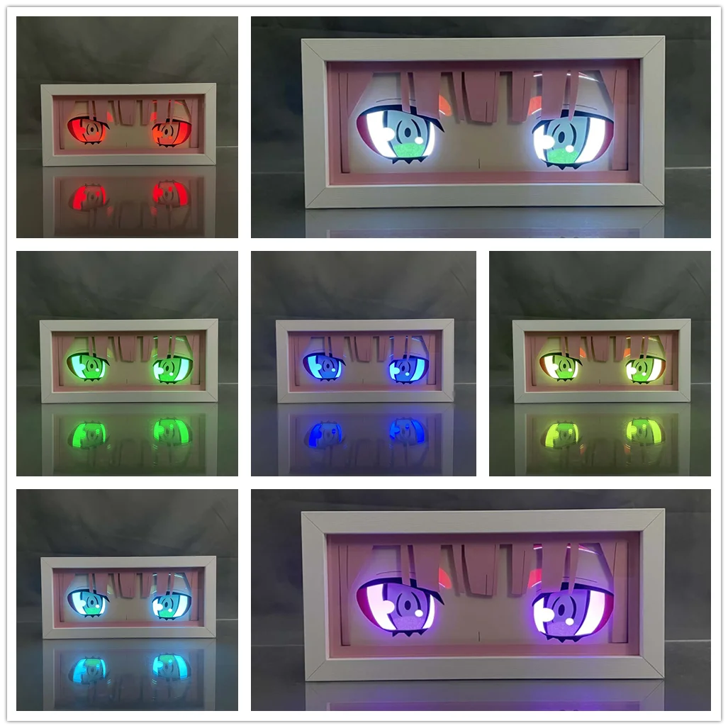 Darling in the Franxx - Zero Two Light Box 3D con Luce Led